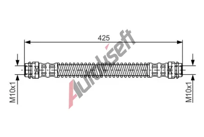 BOSCH Brzdov� hadice - 425 mm BO 1987476330, 1 987 476 330