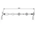 BOSCH Brzdov hadice - 548 mm BO 1987476360, 1 987 476 360