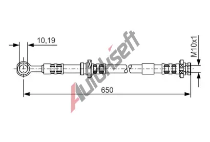 BOSCH Brzdov hadice - 650 mm BO 1987476364, 1 987 476 364