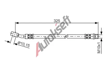 BOSCH Brzdov hadice - 325 mm BO 1987476394, 1 987 476 394