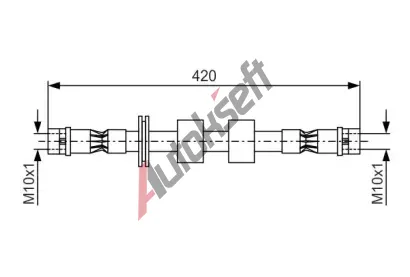 BOSCH Brzdov hadice - 420 mm BO 1987476414, 1 987 476 414