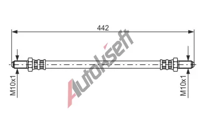 BOSCH Brzdov hadice - 442 mm BO 1987476469, 1 987 476 469