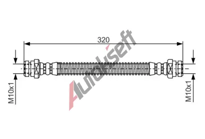 BOSCH Brzdov hadice - 320 mm BO 1987476501, 1 987 476 501