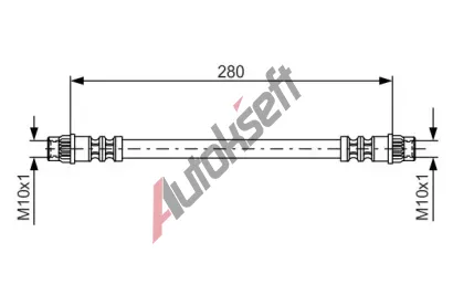 BOSCH Brzdov hadice BO 1987476517, 1 987 476 517