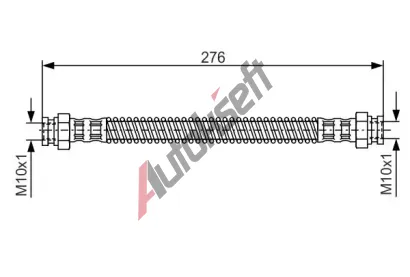 BOSCH Brzdov hadice - 276 mm BO 1987476523, 1 987 476 523