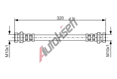 BOSCH Brzdov hadice - 320 mm BO 1987476541, 1 987 476 541