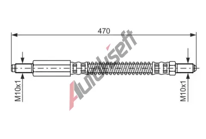 BOSCH Brzdov hadice - 470 mm BO 1987476595, 1 987 476 595