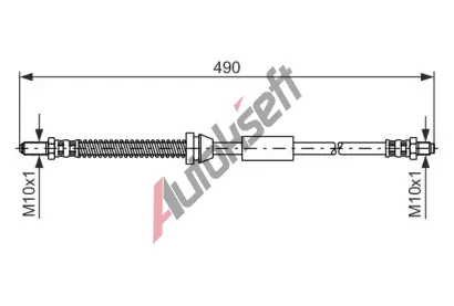 BOSCH Brzdov� hadice - 490 mm BO 1987476607, 1 987 476 607