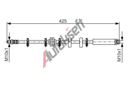 BOSCH Brzdov hadice - 425 mm BO 1987476636, 1 987 476 636