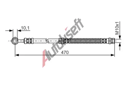 BOSCH Brzdov hadice - 470 mm BO 1987476775, 1 987 476 775