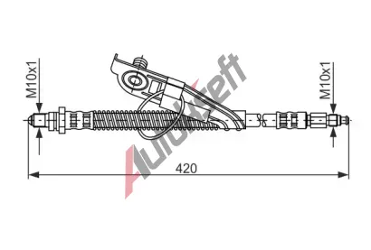 BOSCH Brzdov hadice - 420 mm BO 1987476817, 1 987 476 817