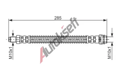 BOSCH Brzdov hadice - 285 mm BO 1987476841, 1 987 476 841