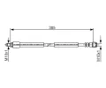 BOSCH Brzdov hadice - 385 mm BO 1987476949, 1 987 476 949