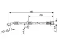 BOSCH Brzdov hadice BO 1987476988, 1 987 476 988