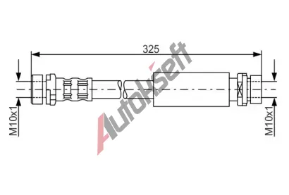 BOSCH Brzdov hadice - 325 mm BO 1987476994, 1 987 476 994