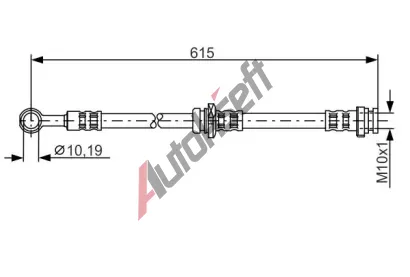 BOSCH Brzdov hadice BO 1987476997, 1 987 476 997