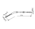 BOSCH Tan lanko - parkovac brzda BO 1987477036, 1 987 477 036