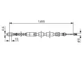 BOSCH Tan lanko - parkovac brzda BO 1987477040, 1 987 477 040