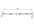 BOSCH Tan lanko - parkovac brzda BO 1987477067, 1 987 477 067