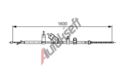 BOSCH Tan lanko - parkovac brzda BO 1987477090, 1 987 477 090