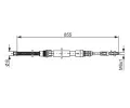 BOSCH Tan lanko - parkovac brzda BO 1987477148, 1 987 477 148