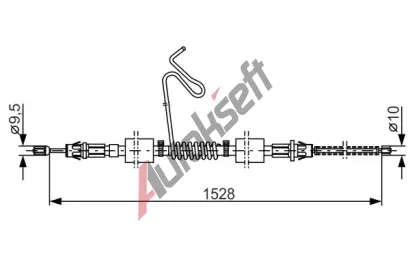 BOSCH Tan lanko - parkovac brzda BO 1987477178, 1 987 477 178
