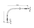 BOSCH Tan lanko - parkovac brzda BO 1987477186, 1 987 477 186