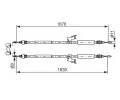 BOSCH Tan lanko - parkovac brzda BO 1987477202, 1 987 477 202