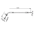 BOSCH Tan lanko - parkovac brzda BO 1987477225, 1 987 477 225