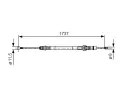 BOSCH Tan lanko - parkovac brzda BO 1987477261, 1 987 477 261