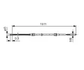 BOSCH Tan lanko - parkovac brzda BO 1987477284, 1 987 477 284