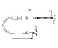 BOSCH Tan lanko - parkovac brzda BO 1987477384, 1 987 477 384