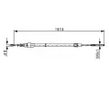 BOSCH Tan lanko - parkovac brzda BO 1987477393, 1987477393