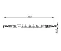 BOSCH Tan lanko - parkovac brzda BO 1987477555, 1 987 477 555