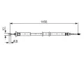 BOSCH Tan lanko - parkovac brzda BO 1987477561, 1987477561