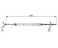 BOSCH Tan lanko - parkovac brzda BO 1987477572, 1987477572