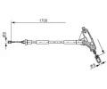 BOSCH Tan lanko - parkovac brzda BO 1987477575, 1987477575