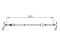 BOSCH Tan lanko - parkovac brzda BO 1987477585, 1987477585
