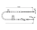 BOSCH Tan lanko - parkovac brzda BO 1987477613, 1987477613