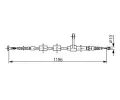 BOSCH Tan lanko - parkovac brzda BO 1987477621, 1987477621