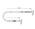 BOSCH Tan lanko - parkovac brzda BO 1987477633, 1987477633