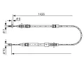 BOSCH Tan lanko - parkovac brzda BO 1987477670, 1987477670