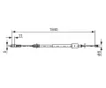 BOSCH Tan lanko parkovac brzdy BO 1987477712, 1 987 477 712