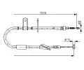 BOSCH Tan lanko - parkovac brzda BO 1987477771, 1 987 477 771