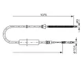 BOSCH Tan lanko - parkovac brzda BO 1987477808, 1 987 477 808