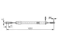 BOSCH Tan lanko - parkovac brzda BO 1987477850, 1 987 477 850