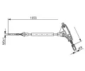 BOSCH Tan lanko - parkovac brzda BO 1987477871, 1 987 477 871