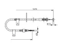 BOSCH Tan lanko - parkovac brzda BO 1987477875, 1 987 477 875