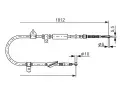 BOSCH Tan lanko - parkovac brzda BO 1987477888, 1 987 477 888