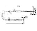 BOSCH Tan lanko - parkovac brzda BO 1987477889, 1 987 477 889